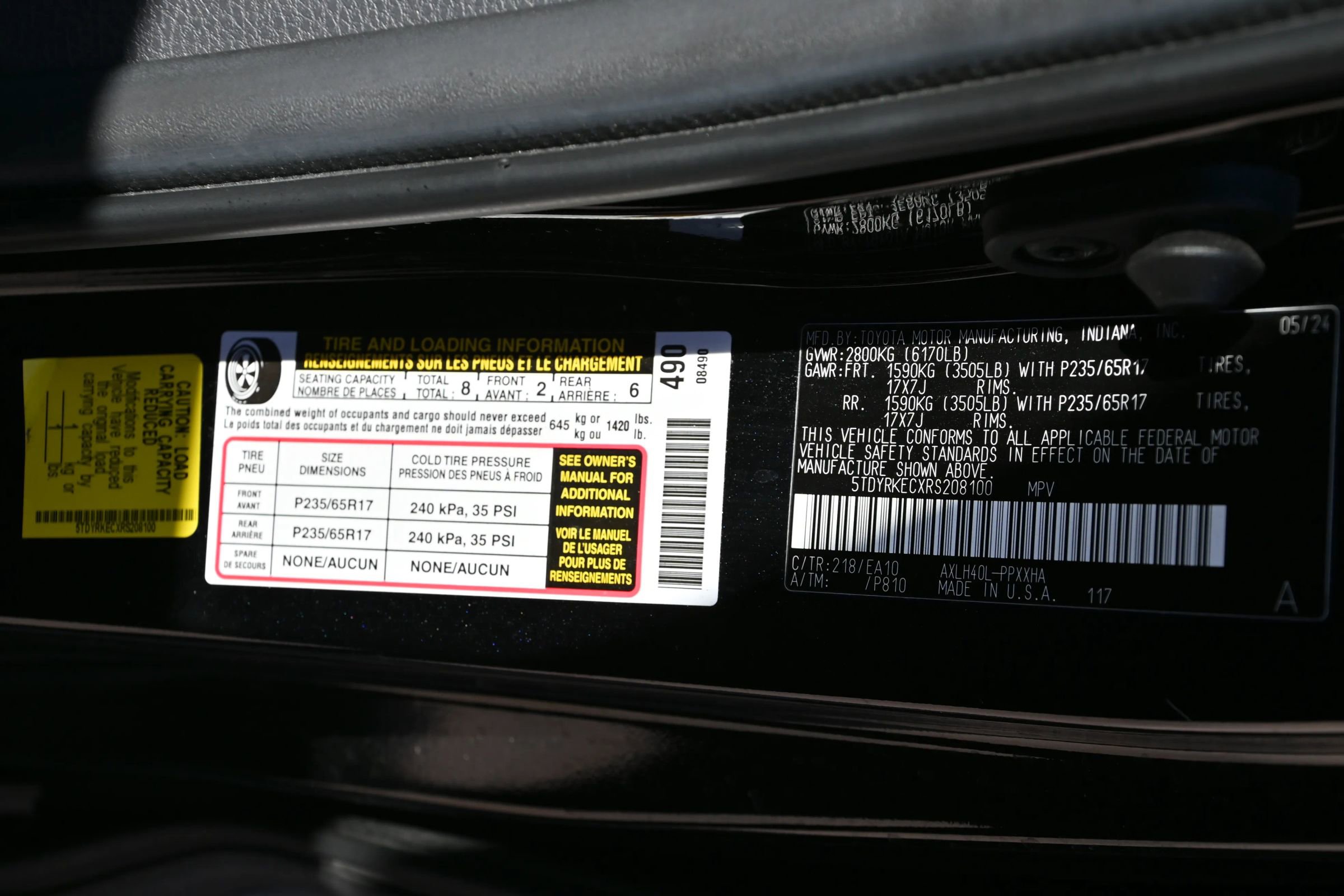 Used 2024 Toyota Sienna XLE image 22