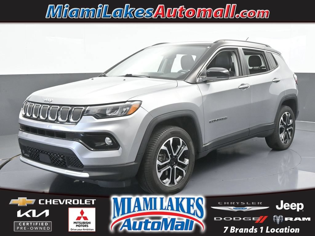 Used 2022 Jeep Compass Limited w/ Sun and Sound Group AWD/4WD 360° Tour