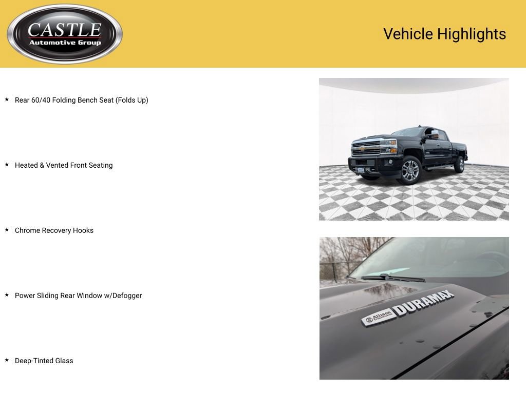 Used 2017 Chevrolet Silverado 2500 High Country w/ Duramax Plus Package image 16