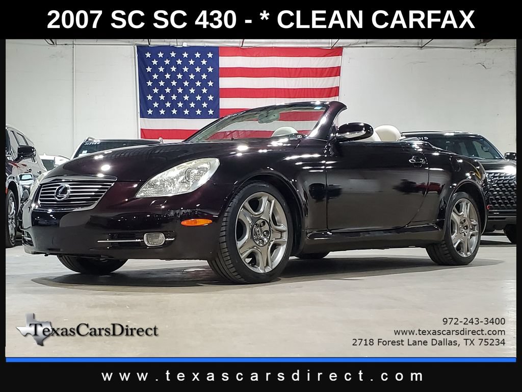 Used 2007 Lexus SC 430 Convertible