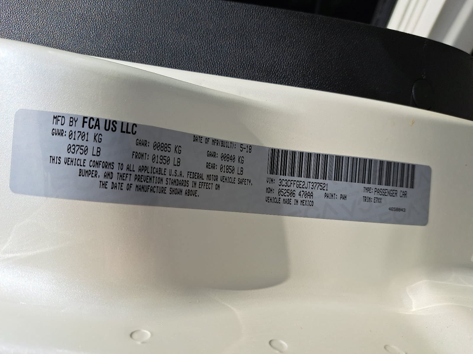 Used 2018 FIAT 500 e w/ Esport Package FWD image 37