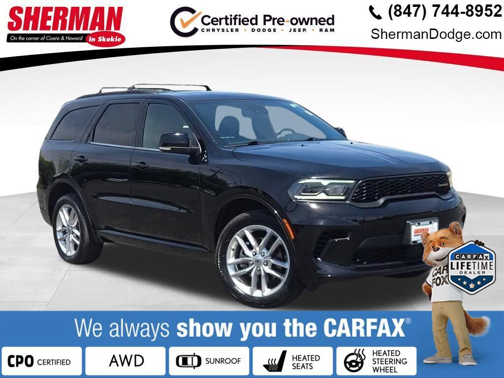 Certified 2024 Dodge Durango GT AWD/4WD image 1