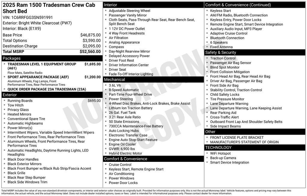 Used 2025 RAM 1500 Tradesman image 11