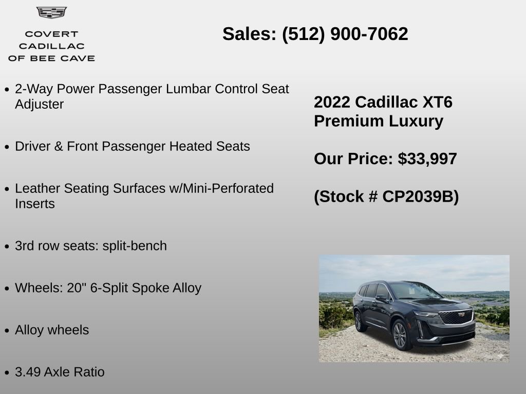 Used 2022 Cadillac XT6 Premium Luxury image 30