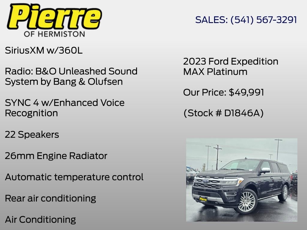Used 2023 Ford Expedition Max Platinum AWD/4WD image 12