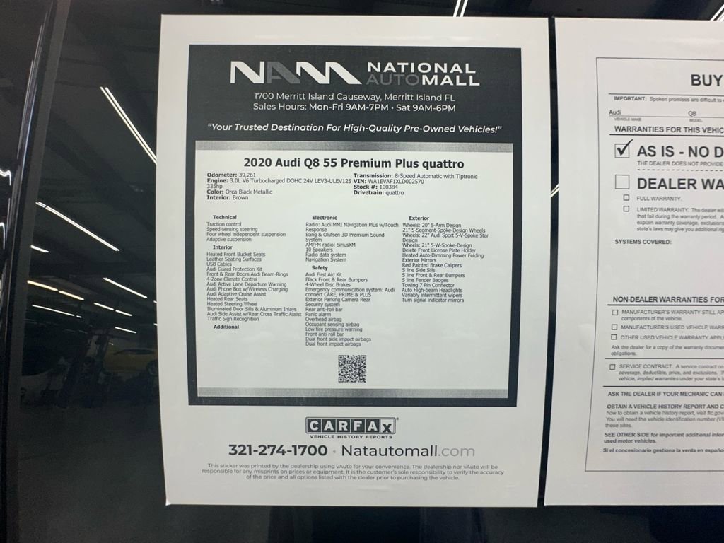 Used 2020 Audi Q8 Premium Plus w/ Premium Plus Package image 26