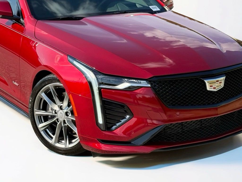 Certified 2024 Cadillac CT4 V w/ Navigation Package RWD image 8