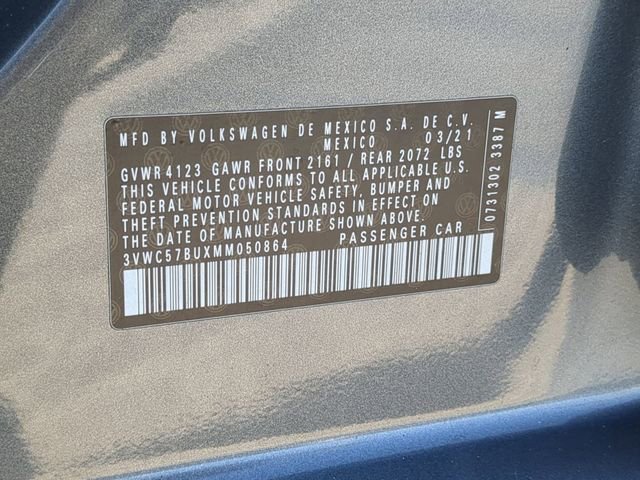 Certified 2021 Volkswagen Jetta S w/ Driver Assistance Package FWD image 31