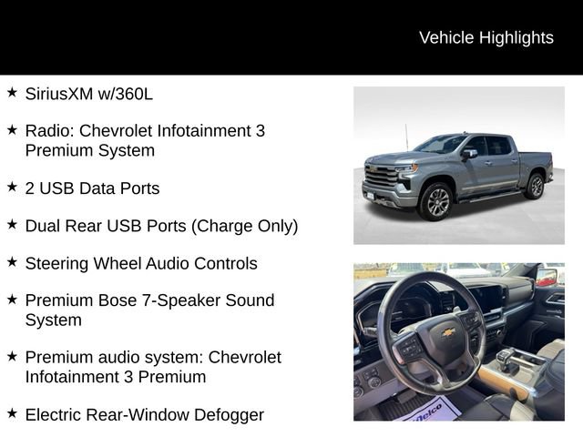 Used 2024 Chevrolet Silverado 1500 High Country w/ Technology Package AWD/4WD image 15