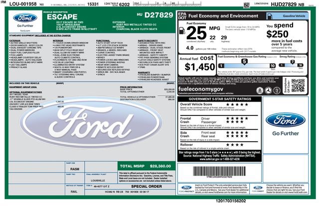 Used 2017 Ford Escape SE FWD image 14