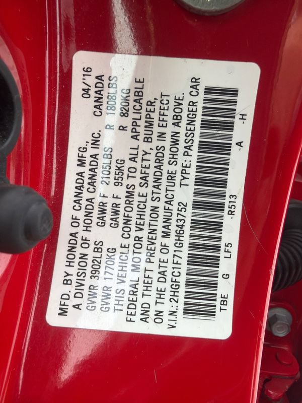 Used 2016 Honda Civic EX-L image 18