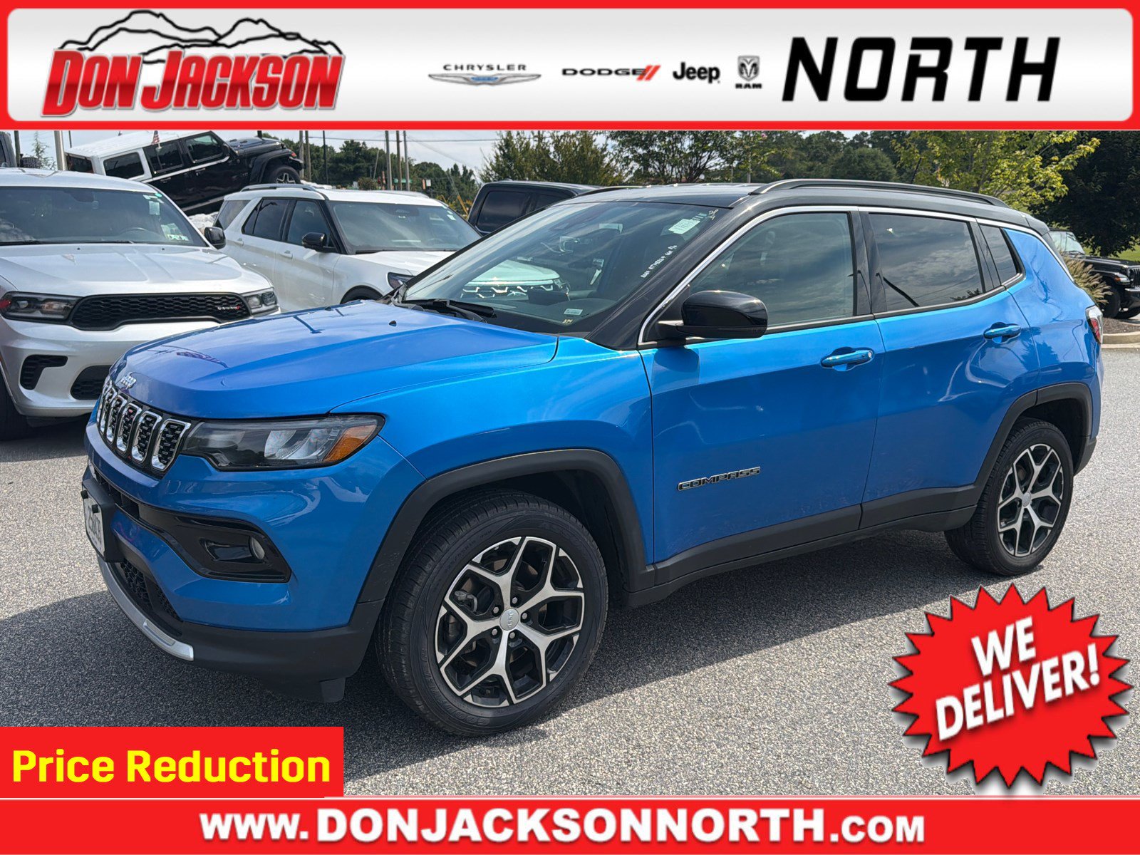 Used 2024 Jeep Compass Limited AWD/4WD image 1