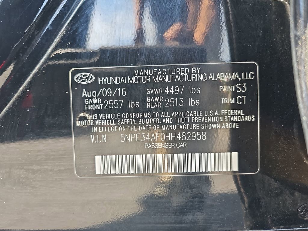 Used 2017 Hyundai Sonata Sport w/ Value Edition Package 02 FWD image 38