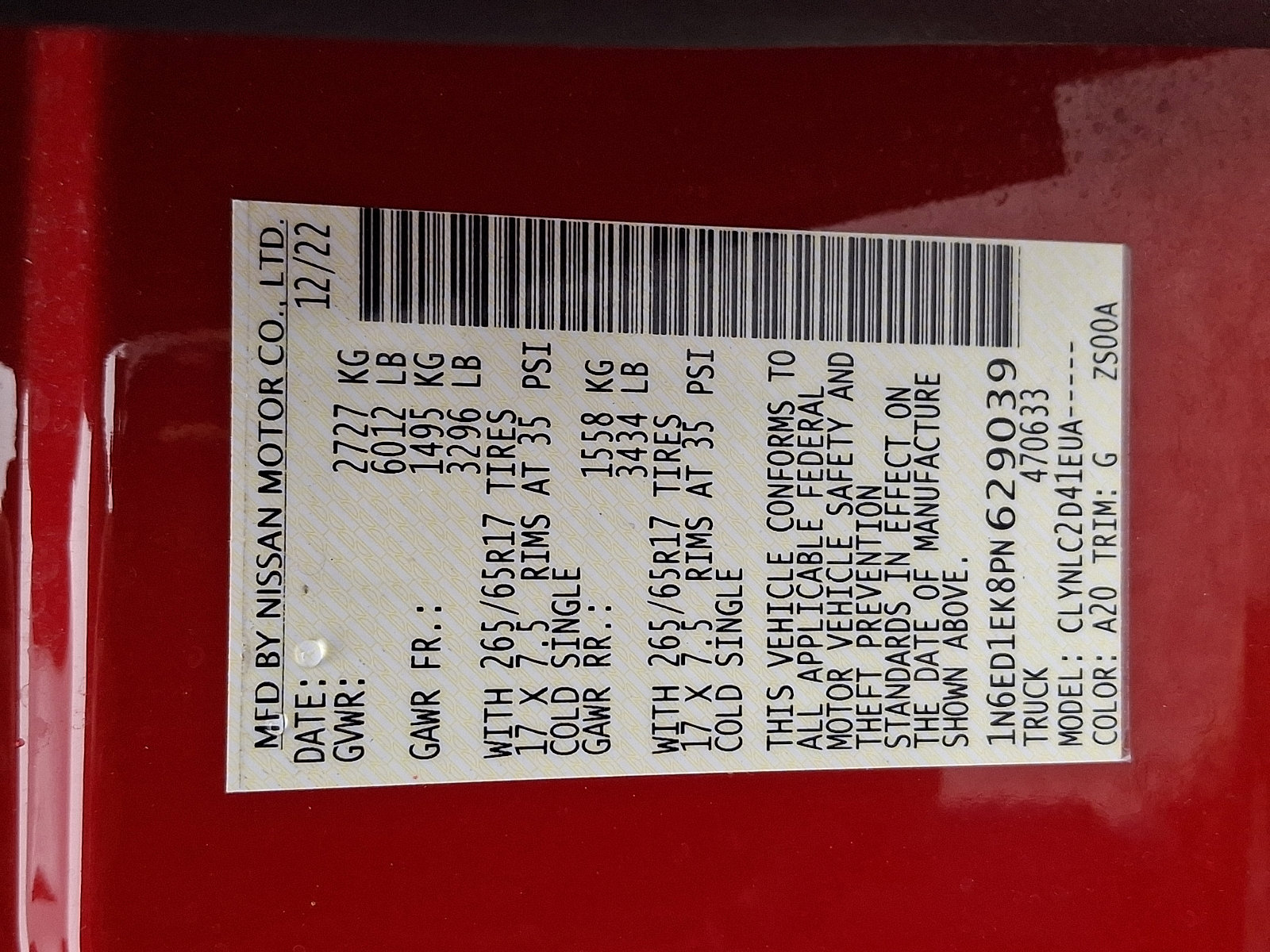 Used 2023 Nissan Frontier SV w/ SV Convenience Package image 27