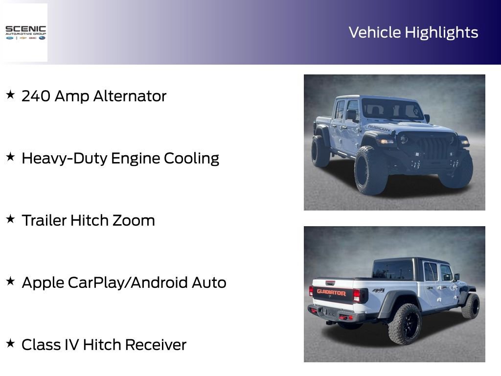 Used 2021 Jeep Gladiator Rubicon w/ Trailer Tow Package image 10