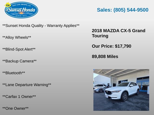 Used 2018 MAZDA CX-5 Grand Touring FWD image 5