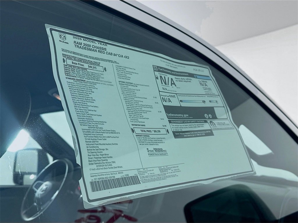 New 2025 RAM 3500 Tradesman image 19