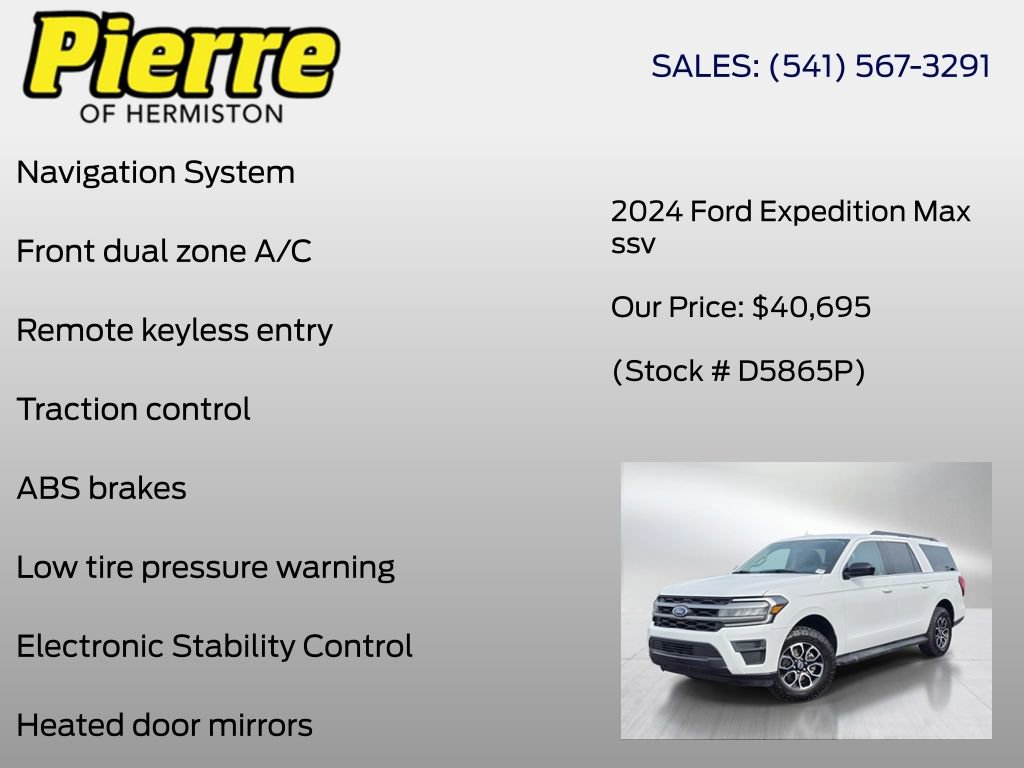 Certified 2024 Ford Expedition Max XL AWD/4WD image 7