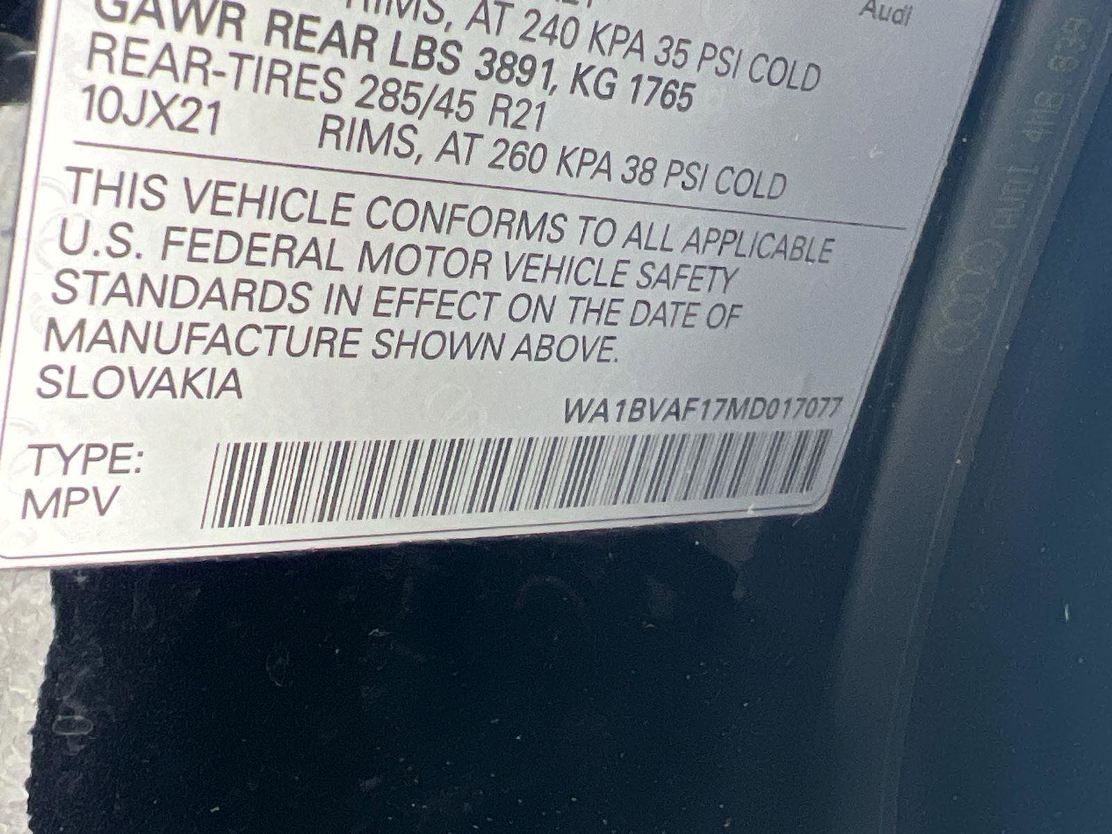 Used 2021 Audi Q8 Premium Plus w/ Premium Plus Package image 36