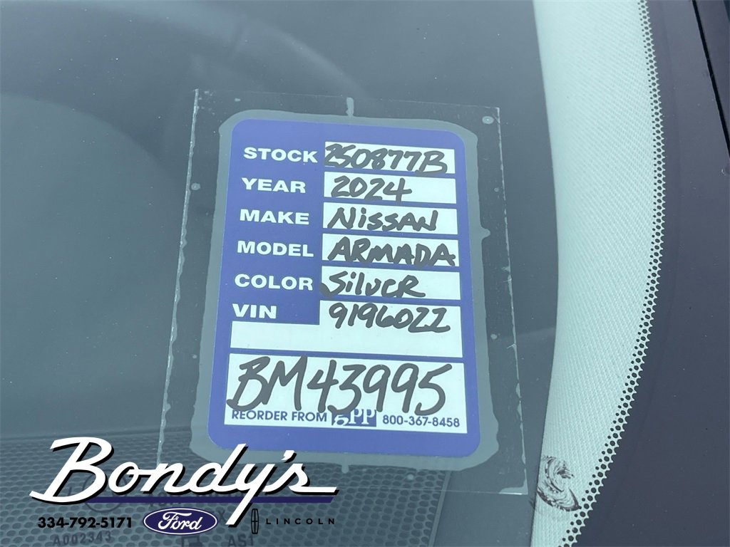 Used 2024 Nissan Armada SL w/ Cargo Package image 21