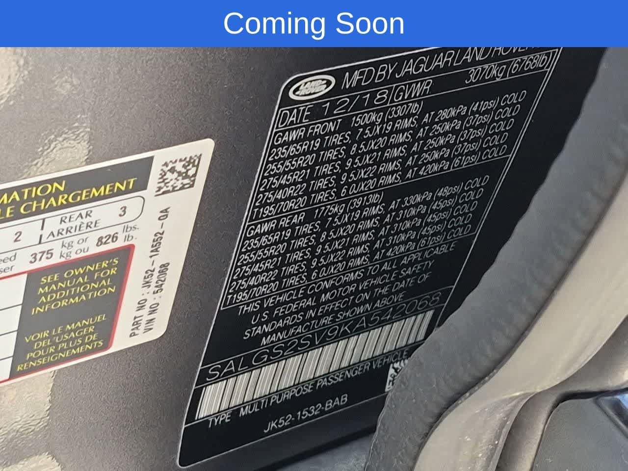Used 2019 Land Rover Range Rover HSE AWD/4WD image 37