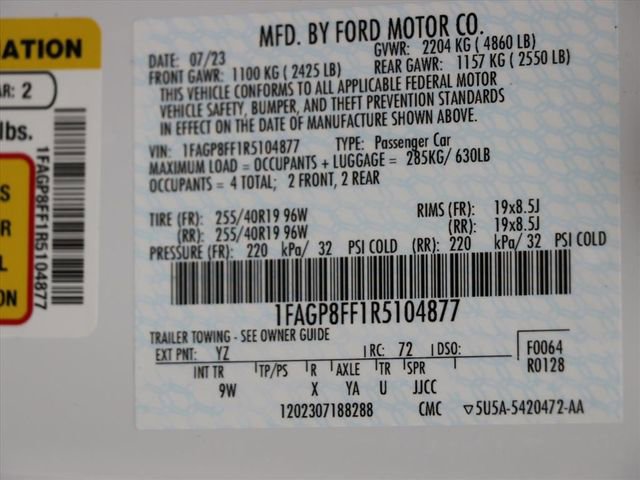 Used 2024 Ford Mustang GT Premium w/ Mustang Nite Pony Package image 31