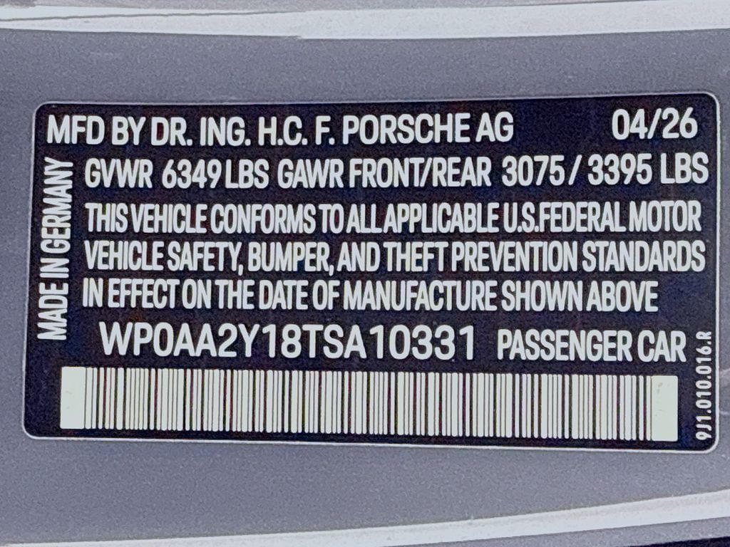 New 2026 Porsche Taycan AWD/4WD image 34