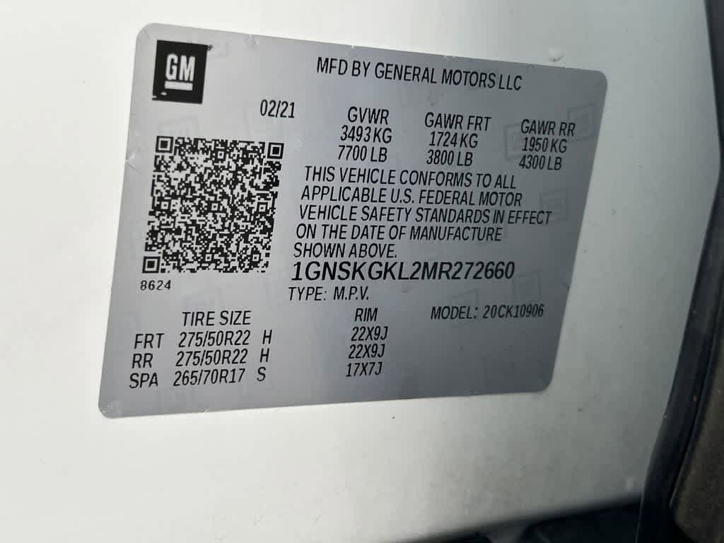 Used 2021 Chevrolet Suburban High Country AWD/4WD image 22