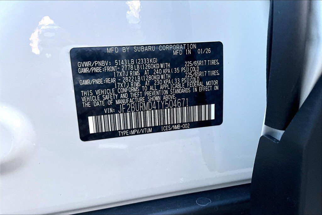 New 2026 Subaru Outback Wilderness AWD/4WD image 11