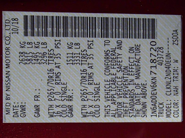 Used 2019 Nissan Frontier SV image 40