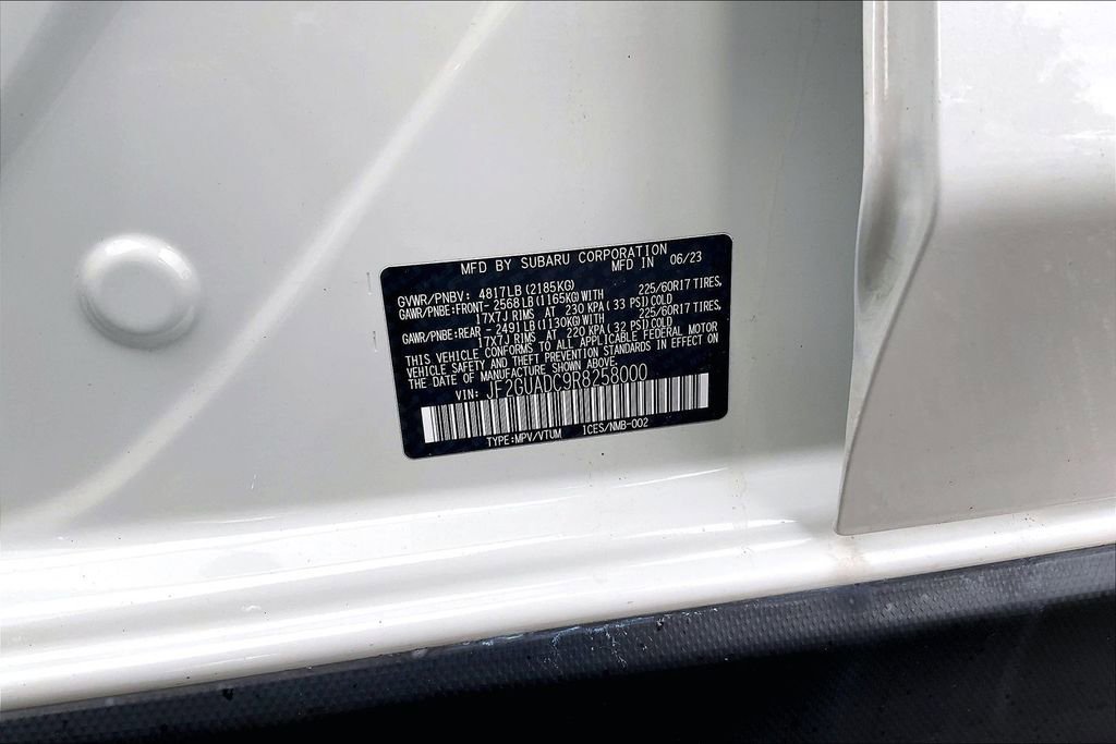 Certified 2024 Subaru Crosstrek 2.0i Premium AWD/4WD image 37
