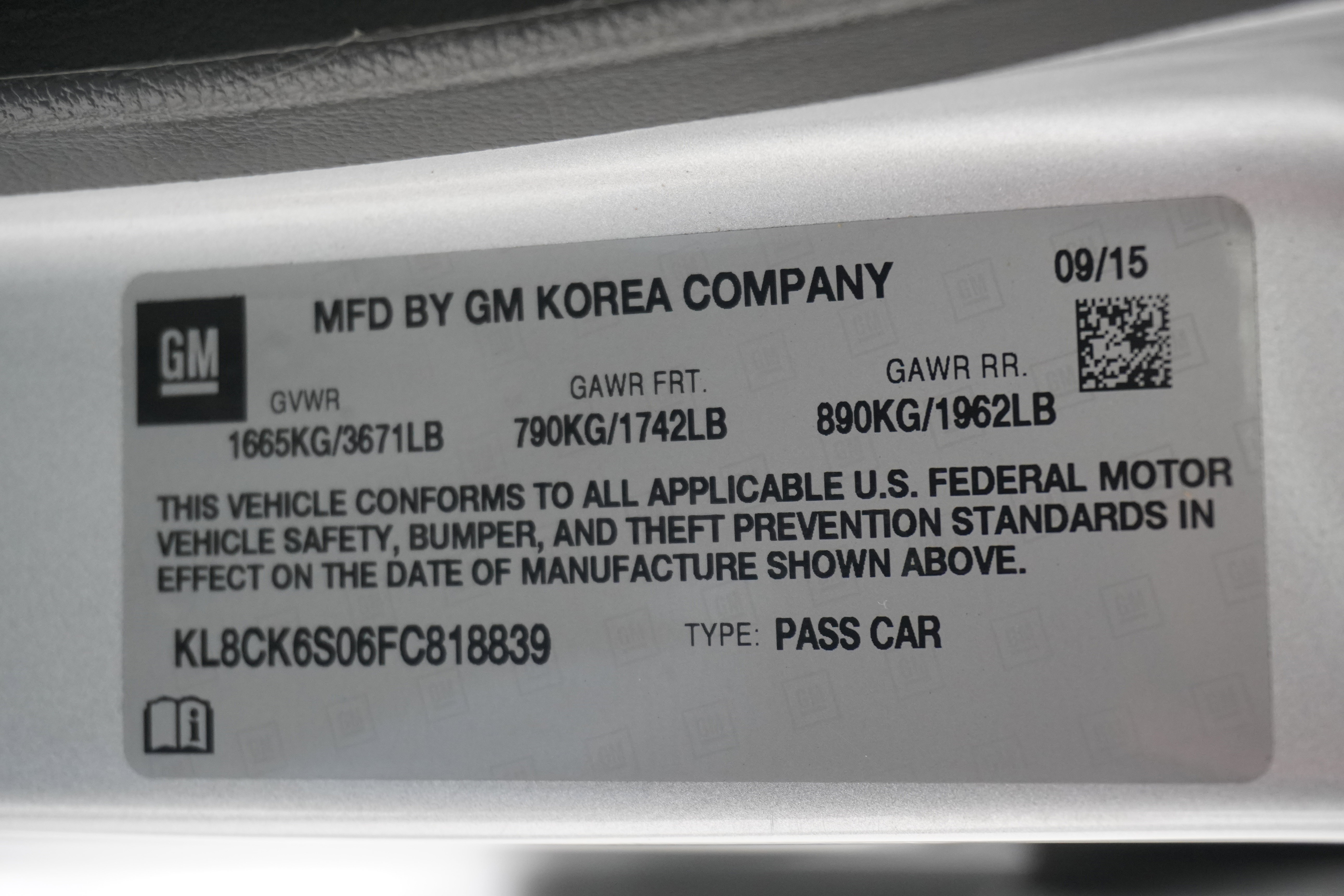 Used 2015 Chevrolet Spark LT image 26