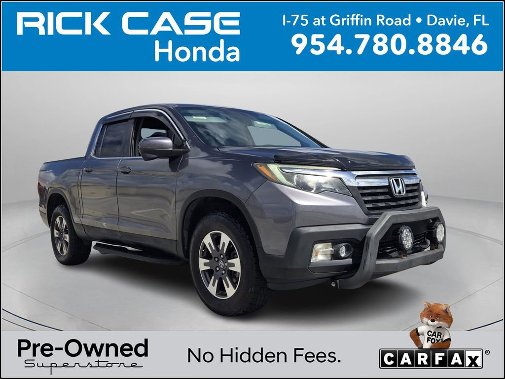 Used 2017 Honda Ridgeline RTL-T