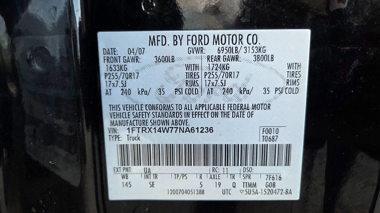 Used 2007 Ford F150 STX image 41