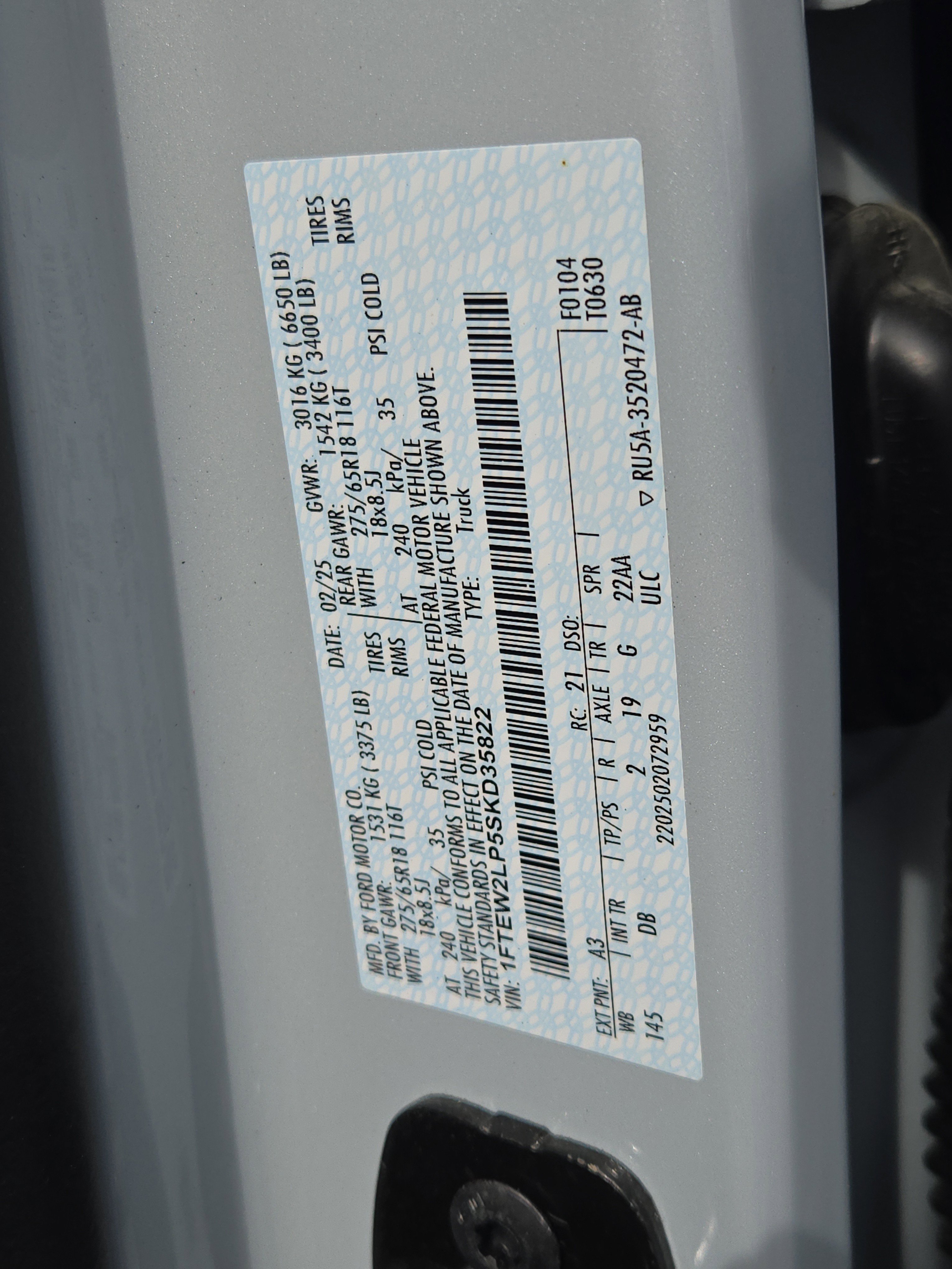 Used 2025 Ford F150 STX image 19