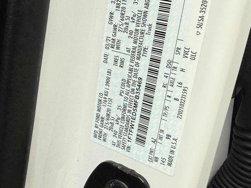 Used 2021 Ford F150 Platinum w/ Equipment Group 701A High image 32