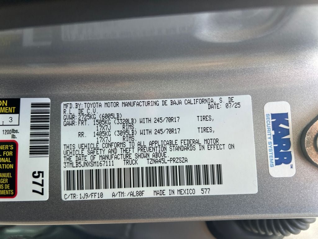 Used 2025 Toyota Tacoma SR5 AWD/4WD image 36