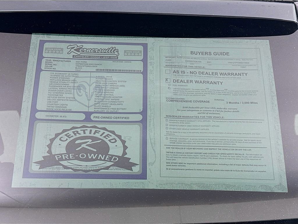 Used 2021 Ford Expedition King Ranch w/ Cargo Package image 37