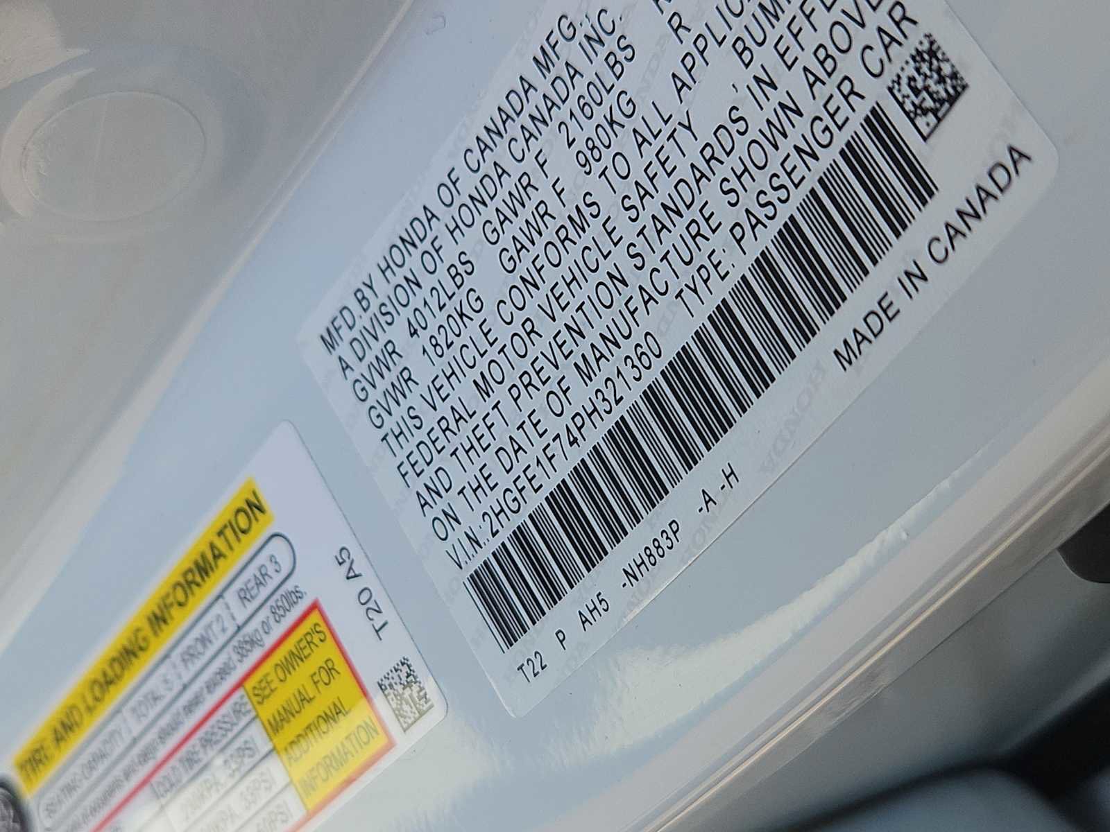 Certified 2023 Honda Civic EX image 30