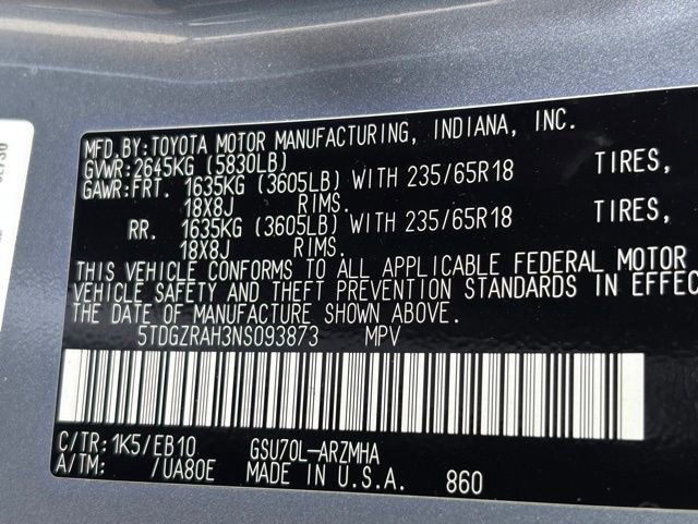 Used 2022 Toyota Highlander XLE image 29