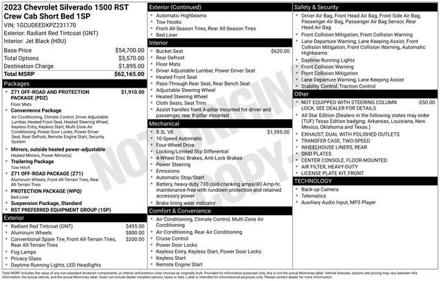 Certified 2023 Chevrolet Silverado 1500 RST image 3