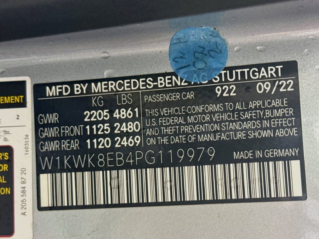 Used 2023 Mercedes-Benz C 300 4MATIC Cabriolet w/ Parking Assistance Package image 36
