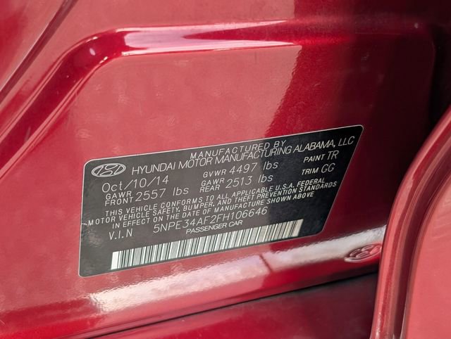 Used 2015 Hyundai Sonata Sport w/ Option Group 03 image 17