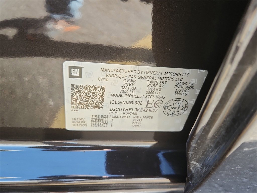 Used 2019 Chevrolet Silverado 1500 High Country image 20