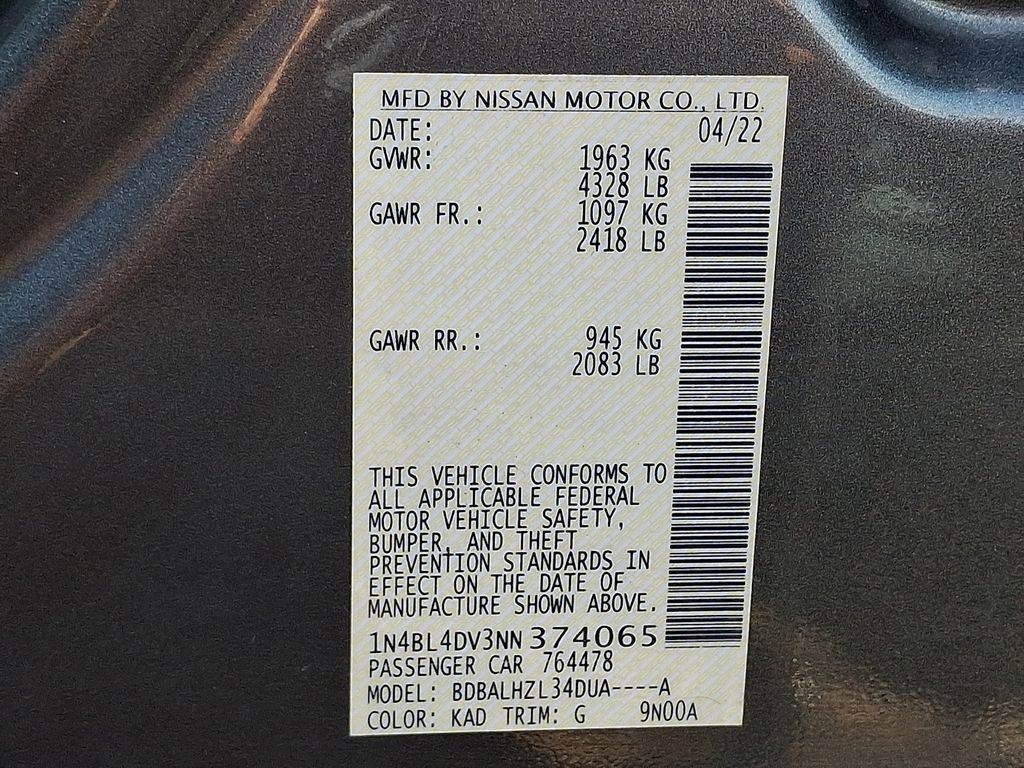 Used 2022 Nissan Altima 2.5 SV image 25