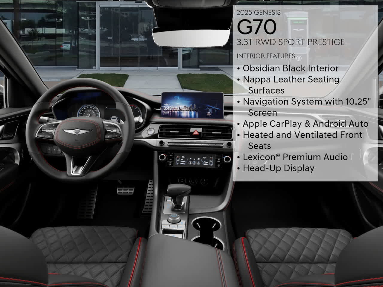 Used 2025 Genesis G70 3.3T Advanced w/ Sport Prestige Package image 34