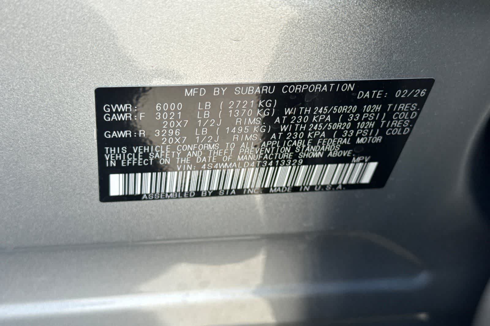 New 2026 Subaru Ascent Bronze Edition AWD/4WD image 32