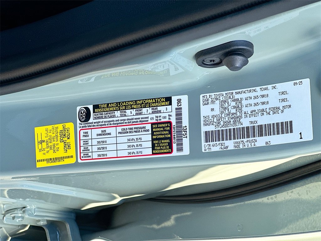 New 2026 Toyota Tundra SR5 image 30