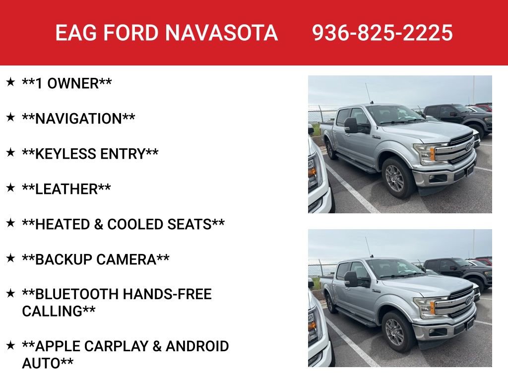 Used 2019 Ford F150 Lariat w/ Trailer Tow Package RWD image 2