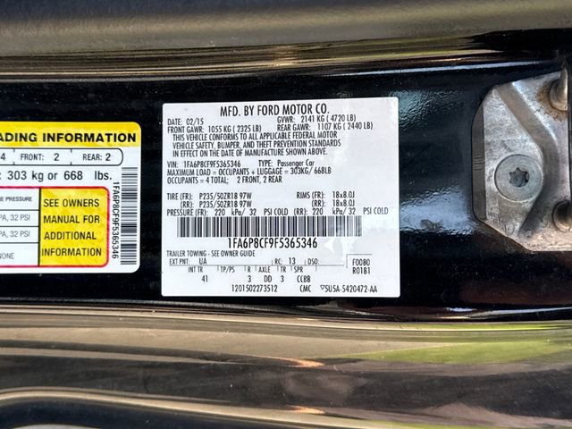 Used 2015 Ford Mustang GT Premium w/ Equipment Group 401A RWD image 19